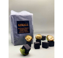 Уголь ореховый для кальяна Gresco (Греско) (72 Кубика) (1 кг) (Без упаковки)