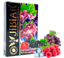Тютюн для кальяну Jibiar Ice Grape Berry / Виноград Лід Ягоди 50 грам