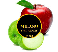 Тютюн для кальяну Milano M100 Two Apples (Подвійне Яблуко) 100 грам