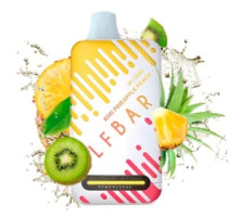 Одноразова електронна сигарета Elf Bar BC Kiwi Pineapple Peach (Ківі Ананас Персик) (18000 затяжок)