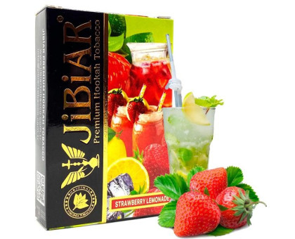 Табак для кальяна Jibiar Strawberry Lemonade / Клубника Лимонад 50 грамм