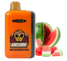 Одноразова електронна сигарета Elf Bar GH Sour Watermelon Candy (Сауер Кавун Цукерки) (23000 затяжок)