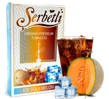 Тютюн для кальяну Serbetli Ice Cola Melon / Крижана диня кола 50 грам (закінчився термін / потекла)