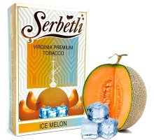 Тютюн для кальяну Serbetli Ice Melon / Крижана диня 50 грам (Потекла пачка / термін придатності закінчився)