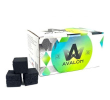 Вугілля кокосове для кальяну Crown Avalon (Краун Авалон) (72 Кубики) (1 кг) (В упаковці)