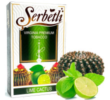 Тютюн для кальяну Serbetli Cactus Lime / Кактус лайм 50 грам (Пачка, що потекла / термін придатності закінчився)