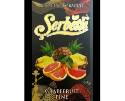 Тютюн для кальяну Serbetli Grapefruit Pine (Щербетлі Грейпфрут Ананас) 50 грам