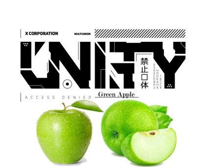 Тютюн для кальяну Unity Urban Collection Green Apple (Зелене Яблуко) 100 грам