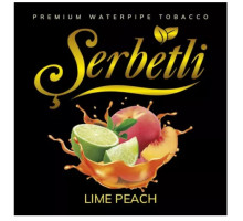 Тютюн для кальяну Serbetli Lime Spiced Peach / Пряний Персик Лайм 50 грам (закінчився термін / потекла)