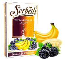 Тютюн для кальяну Serbetli Banana Blackberry / Банан Ожина 50 грам