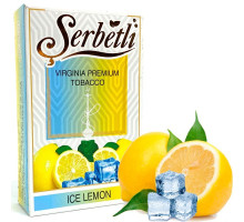 Тютюн для кальяну Serbetli Ice Lemon / Крижаний Лимон 50 грам (Потекла пачка)