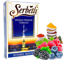 Тютюн для кальяну Serbetli Istanbul Nights / Стамбульські Ночі 50 грам (Потекла пачка / термін придатності закінчився)