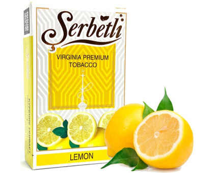 Тютюн для кальяну Serbetli Lemon Berry / Лимон з Ягодами 50 грам (Пачка, що потекла)