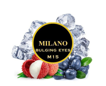 Тютюн для кальяну Milano M15 Bulging Eyes (Белджінг Аїс) 100 грам