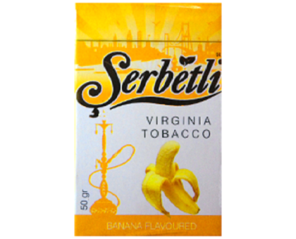 Тютюн для кальяну Serbetli Banana / Банан 50 грам
