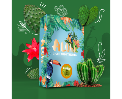 Безнікотинова Суміш Aloha Cactus (Алоха Кактус) 100 грам