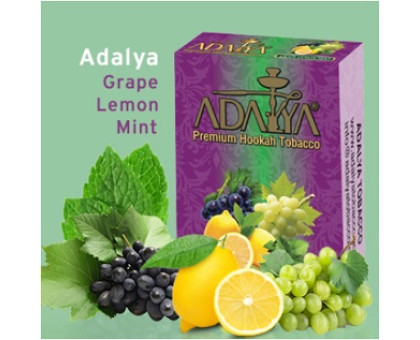 Тютюн для кальяну Adalya Grape Lemon Mint / Виноград М'ята Лимон 50 грам