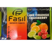 Тютюн для кальяну Fasil Lime Orange Cranberry / Лайм апельсин журавлина 50 грам