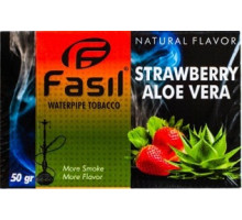 Тютюн для кальяну Fasil Strawberry Aloe Vera / Полуниця Алое вера 50 грам