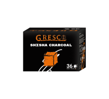 Вугілля горіхове для кальяну Gresco (Греско) (36 Кубика) (0.5 кг) (В упаковці)