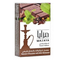 Тютюн для кальяну Mazaya Chocolate With Mint / Шоколад м'ята 50 грам