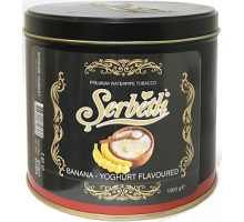Тютюн для кальяну Serbetli Banana Yoghurt / Банановий йогурт 1 кг