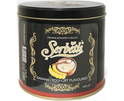 Тютюн для кальяну Serbetli Banana Yoghurt / Банановий йогурт 1 кг