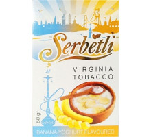 Тютюн для кальяну Serbetli Banana Yoghurt / Банановий йогурт 50 грам