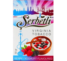 Тютюн для кальяну Serbetli Berry Yoghurt / Ягідний Йогурт 50 грам