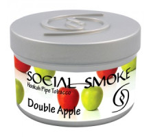 Тютюн для кальяну Social Smoke Double Apple / Подвійне яблуко 100 грам