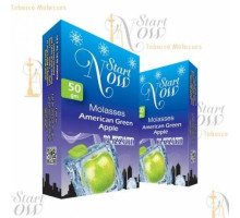Тютюн для кальяну Start Now American Green Apple / Зелене яблуко Лід 50 грам