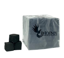 Уголь кокосовый для кальяна Phoenix (Феникс) (36 Кубиков) (0.5 кг) (Без упаковки)