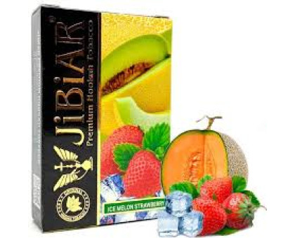 Табак для кальяна Jibiar Ice Double Melon / Ледяная двойная дыня 50 грамм 