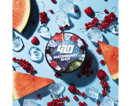 Тютюн для кальяну 4:20 Frost Line Waterberry Shot (Смородина Малина Кавун) 100 грам
