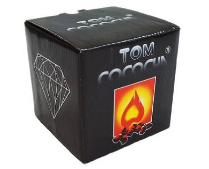 Кокосовый уголь Tom Cococha Diamond 1 кг (64 кубика)